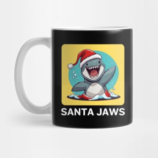 Santa Jaws | Santa Claus Pun Mug